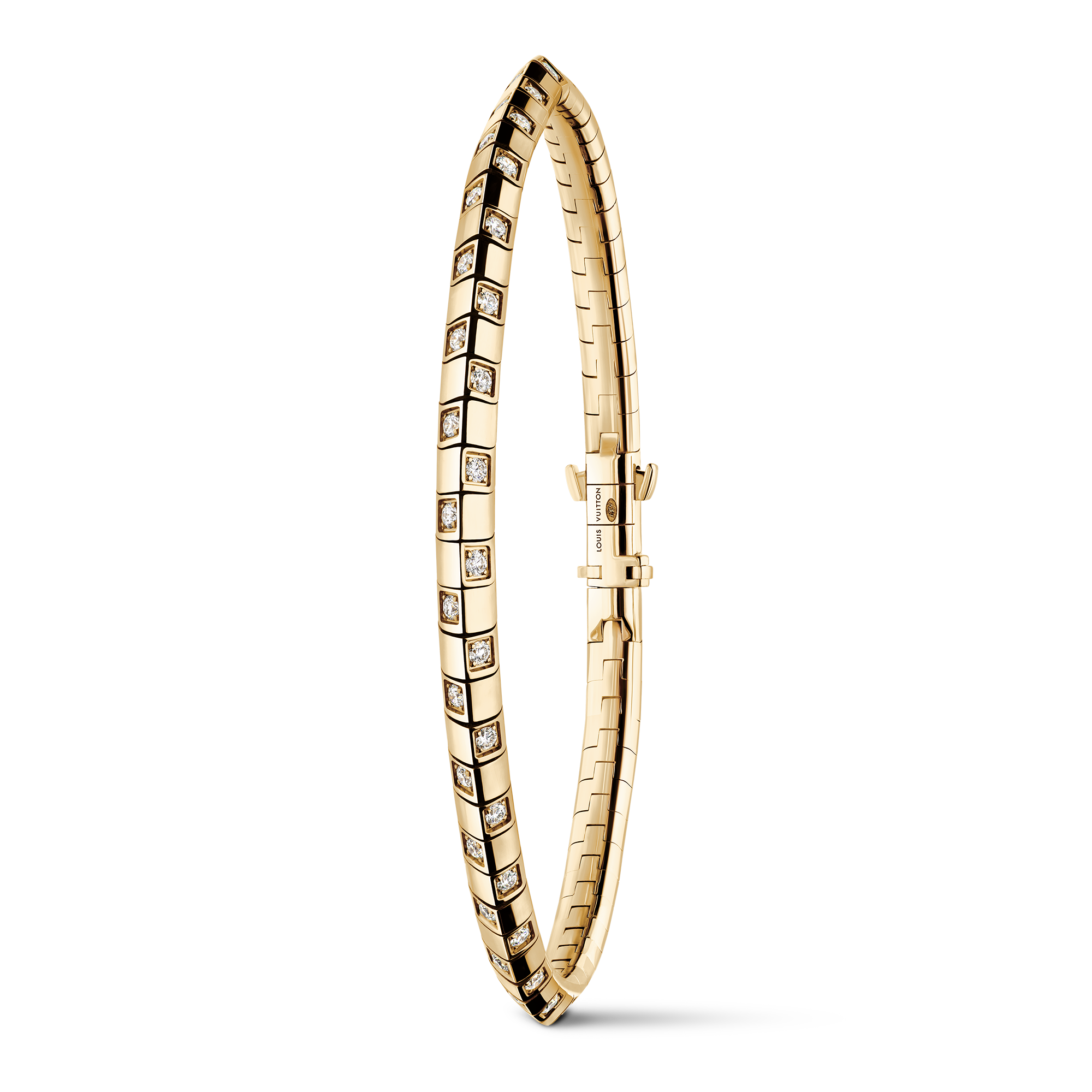 LOUIS VUITTON　ダミエ・ブレスレット ブレスレット ル ダミエ ドゥ ルイ・ヴィトン 3.5mm (イエローゴールド